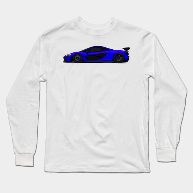 MCLAREN P1 DARK-BLUE Long Sleeve T-Shirt by VENZ0LIC